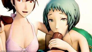 Persona Bitch Creampie Anal SFM Hentai Compilation - porn video