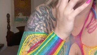 have a smoke with me and worship my plump tattooed body - porn video