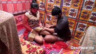 Hot Indian bhabhi fucked very rough sex in sari by devar - porn video