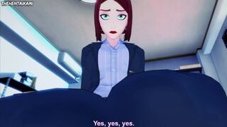 Mary Jane Watson from Marvel Gives You A Footjob Hentai POV - porn video