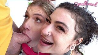 SWALLOWED All out suck fest featuring Rebel Rhyder and Lydia Black - porn video